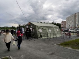 "Памир-30" - палатка для голосования